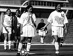 SFA soccer plays at home Saturday at 6:00, and Sunday at 5:00, in Homer Bryce Stadium.