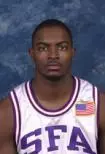 F Dedrick Sanders led SFA with five rebounds against UT-Arlington.