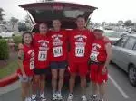 SFA Staff members competed in the Moe's Better Half Marathon Sunday in San Marcos.