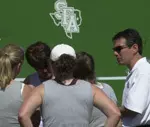 SFA Head Coach Bret Arrant's troops open the 2005 season Saturday.