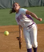 P Nicole Carter doubled and homered Tuesday to lead SFA to a win.