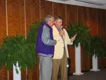 Steve McCarty recognized for his service to SFA at a retirement reception Friday night.