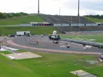 Resurfacing project under way at Fletcher Garner Track and Field Complex