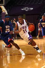 Senior guard Will Johnson scored a career-high 12 points in SFA's win against McNeese State.