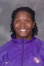 Senior Markeisha Edwards set a school record in the weight throw.
