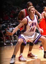 Sophomore center Matt Kingsley led all scorers with 22 points against Nicholls State