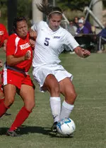 Junior forward Amanda Alders became the school's all-time leader in career goals and points with her goal in Friday's 4-0 win over UCA