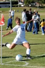 Erika Palmacci scored two goals Sunday and was named the SLC Tournament MVP.