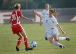 Junior Lauren Fricks had two goals and an assist in SFA's title-clinching 7-0 win over Nicholls State Sunday