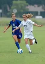 Junior Amanda Lackey is one of a school-record seven Ladyjacks to earn All-SLC honors this season