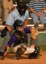Sophomore catcher Kim Daley