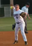 Freshman Briana Bishop led SFA at the plate last weekend against Central Arkansas
