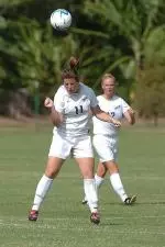 Jessica Cotton headed home the winning goal in Friday's 2-1 double-overtime win against St. Edward's