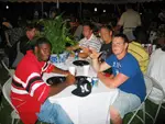 'Jacks enjoy dinner at President's house Wednesday evening