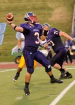 Sophomore Jeremy Moses throws five touchdowns against Kentucky Wesleyan.