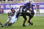 Jabara Williams had 17 tackles and a forced fumble in SFA's 50-39 win over Nicholls.