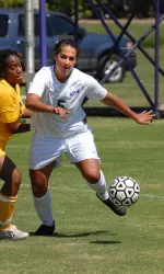 Amanda Alders recorded two goals and an assist in Friday's 3-0 win at Central Arkansas