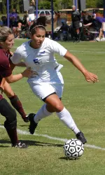 Senior Amanda Alders scored the game-winning goal in Friday's 1-0 win over Lamar