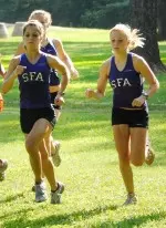 Brittainy Robertson and Stephanie Ganter led the Ladyjacks to an eighth-place finish Saturday at the Auburn Tiger Invitational