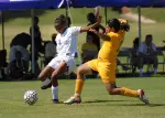 Kesia Broome scored two goals in Sunday's 6-1 win at Nicholls