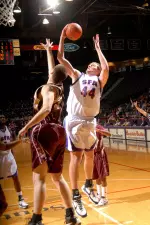 Senior center Matt Kingsley is SFA's second-leading scorer with 13.0 points per game