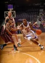 Senior Josh Alexander led all players with 20 points and 10 rebounds in SFA's win over Texas Wesleyan