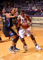 Freshman Decreasha Goodner has scored double-figures in two of her last three games.