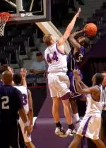 Junior center Matt Kingsley scored 22 points and grabbed eight rebounds in SFA's 69-66 loss to Northwestern State Friday