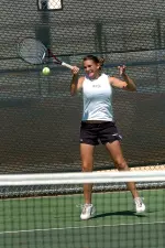 Freshman Andreea Enica was part of two winning matches against McNeese.