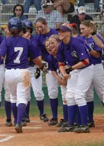 Jessica Tullos homered and drove in two runs in SFA's 7-0 win over Southeastern Louisiana Saturday