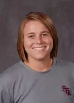 Kari Hugie's solo home run was the decisive margin in SFA's 1-0 win over Oklahoma State Saturday in the Mizuno Classic