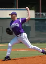 Lance Luetge did allow an earned run in his complete game win on Sunday.
