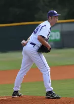 Lance Luetge took his first SLC weekly honor of the year on Monday.