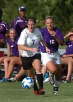 Senior midfielder Lauren Fricks is one of six seniors returning to lead the 2008 Ladyjack soccer team