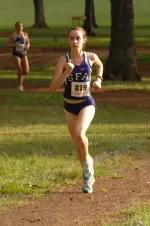 Sophomore Amy Shackelford is one of five returning runners for the Ladyjack cross country team