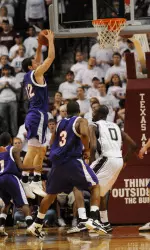 Senior Nick Shaw had eight rebounds Wednesday in SFA's loss at UT-Arlington