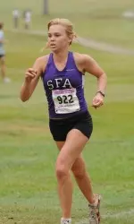 SFA's Stephanie Ganter was named the Southland Conference athlete of the week on Tuesday