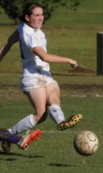 Megan Cash was one of three seniors honored following Sunday's win over Central Arkansas