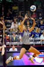 Senior Paloma Buckner had a double-double Saturday versus Nicholls.