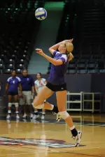 MC Bottles had 16 kills and eight blocks in Friday's SLC Tournament match versus UTSA.
