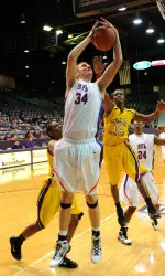 Will Reinke had 11 points and nine rebounds -- both career highs -- in Saturday's win over Huston-Tillotson