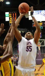 Jereal Scott scored a career-high 22 points Saturday at Longwood