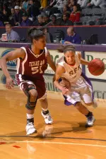 Sophomore point guard Cambria Smith.