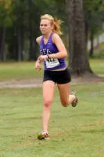 Stephanie Ganter was one of four SFA athletes to earn All-SLC honors at the Southland Conference Championships in November