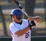 Bo Coffman was 3-for-3 with a pair of RBI against Houston Baptist.