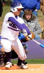 Benet Higgs hit one of SFA's two home runs Saturday against UT-Arlington