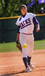 Monika Covington set a new career-high for strikeouts in regulation with 15 in SFA's 3-2 loss to UTA on Sunday