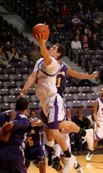 Senior Nick Shaw scored 11 points on 5-of-6 shooting in Wednesday's win over Central Arkansas
