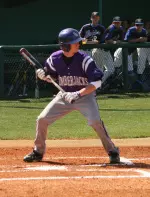 Tanner Hines extended his hit streak to a team-high 15 games on Sunday.