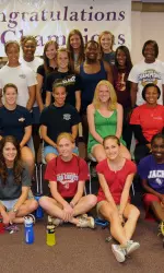 The Ladyjacks won both the SLC Indoor and Outdoor Track and Field titles this season.